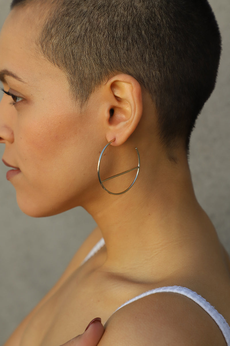 BALANCE HOOP EARRINGS