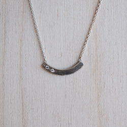 Arch Necklace In Silver