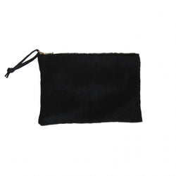 BLACK HAIR ON LARGE CLUTCH