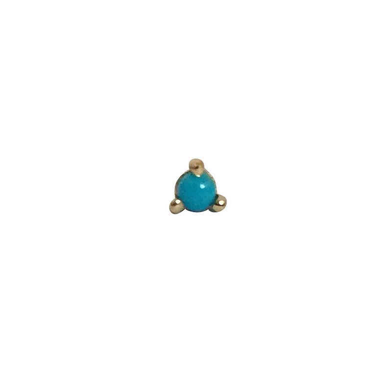 TURQUOISE PETITE STUD EARRING