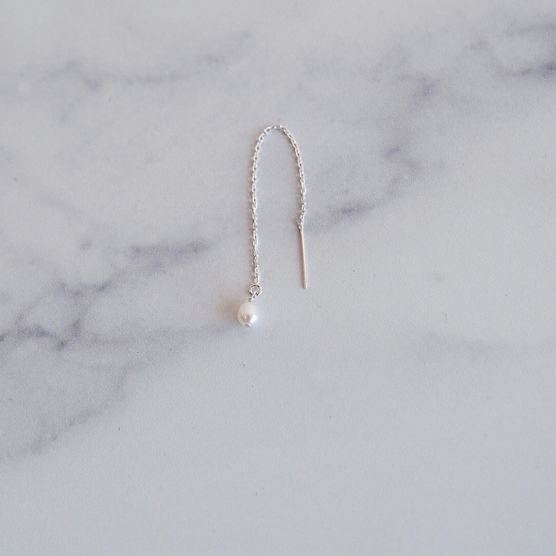 Pearl Threader Earring