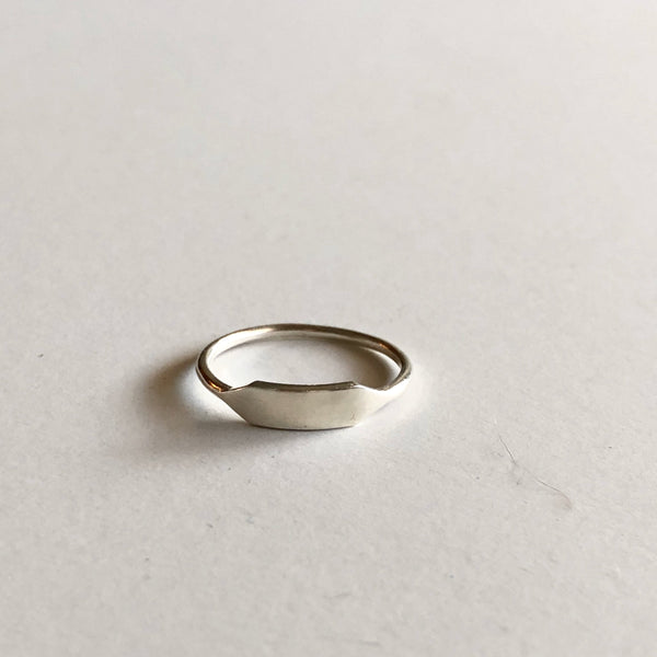 Small Rectangle Signet in Silver