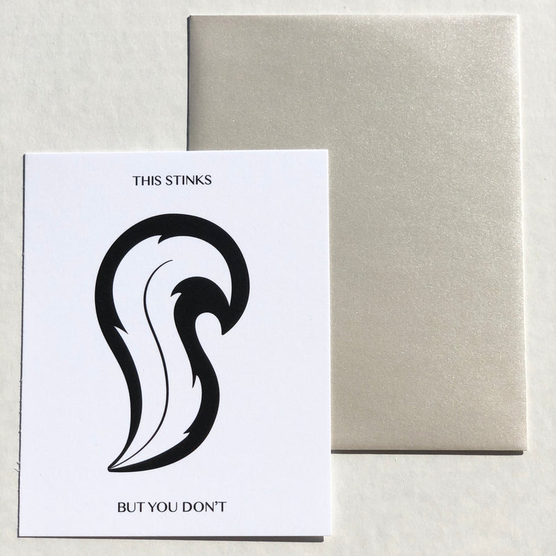 Silver Disc Necklace w/ Card