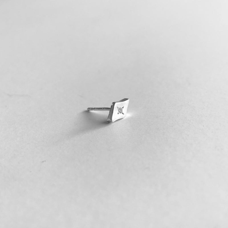 Star Stud Earring Sterling Silver