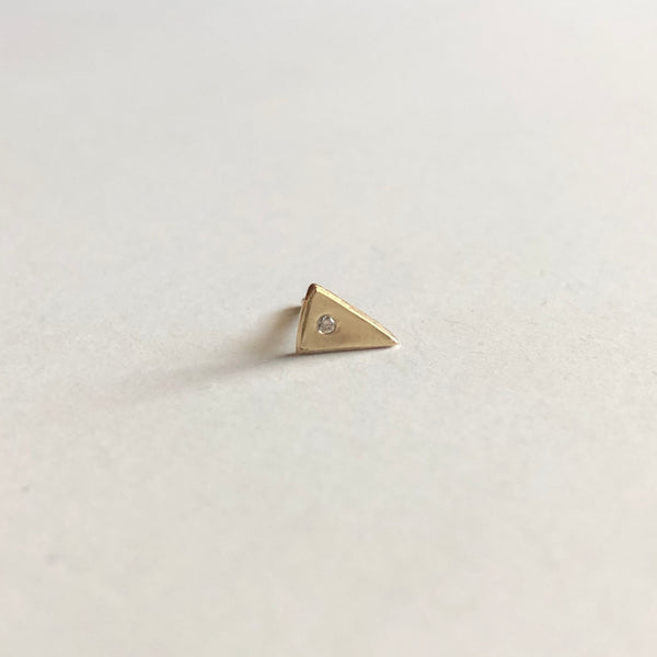 Triangle Stud Earring
