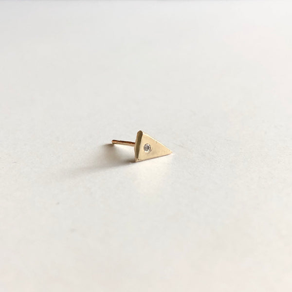 Triangle Stud Earring