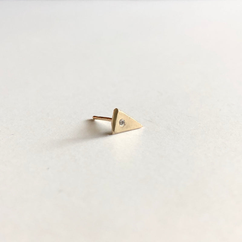 Triangle Stud Earring