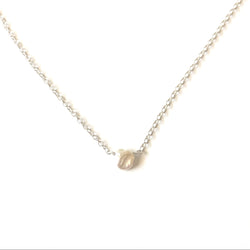 Silver Pearl Necklace w/ Card