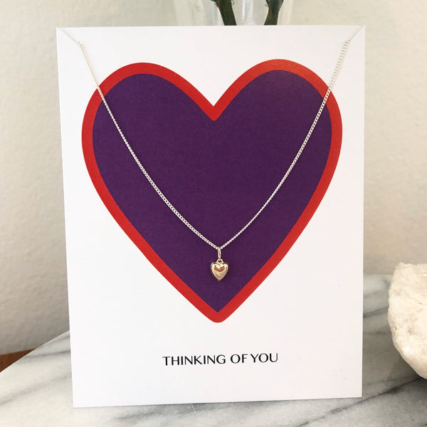 Heart Necklace w/ Card