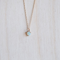 OPAL PETITE 14K NECKLACE